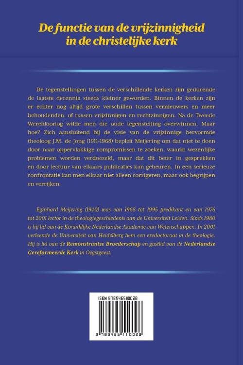 De functie van de vrijzinnigheid in de christelijke kerk