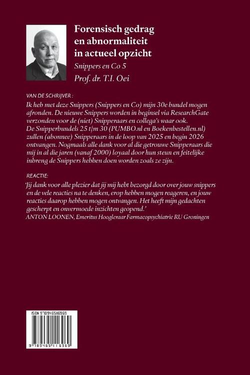 Forensisch gedrag en abnormaliteit in actueel opzicht