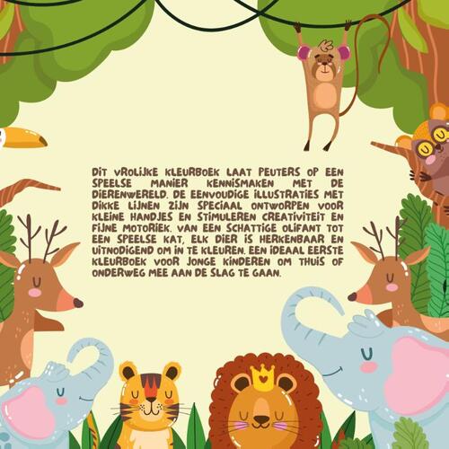 Eerste Dieren Kleurboek Peuter