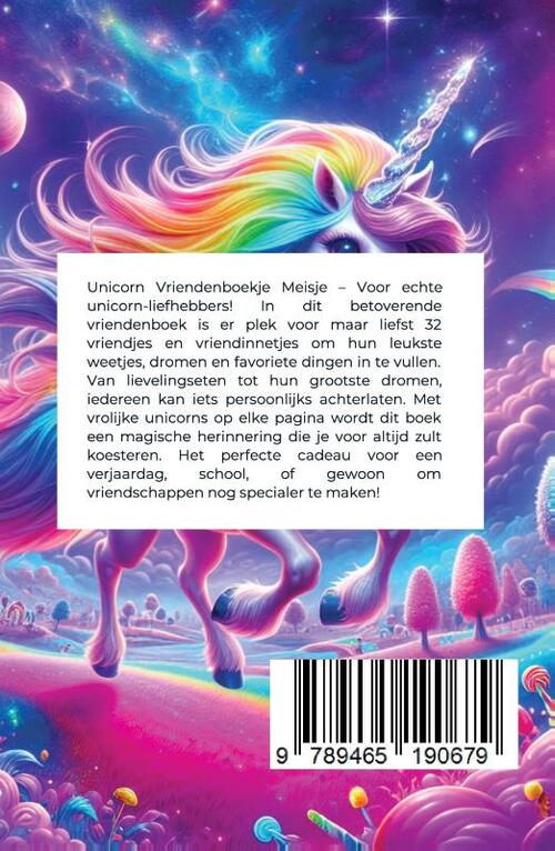 Unicorn Meisje Vriendenboekje
