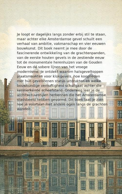 De Architectuur van de Grachtenpanden