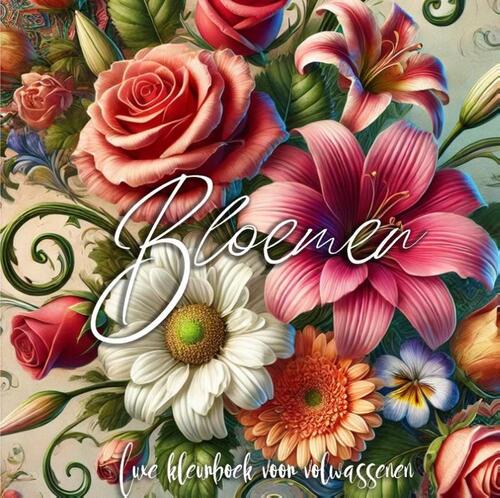Luxe Bloemen Kleurboek voor Volwassenen (Hardcover)