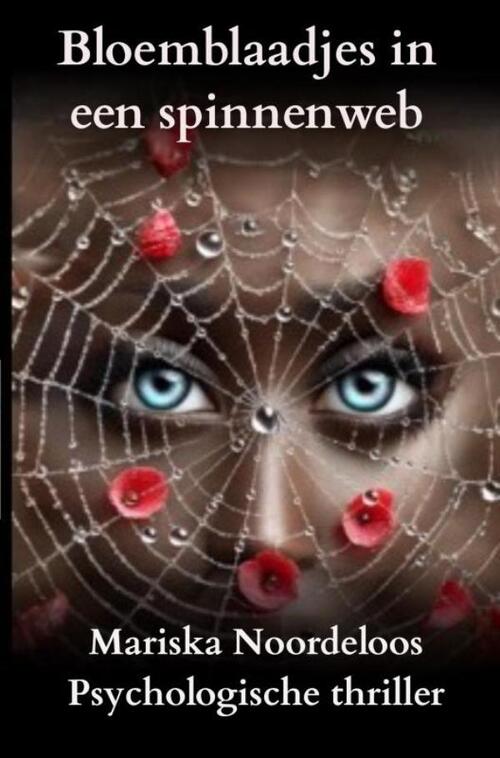 Bloemblaadjes in een spinnenweb