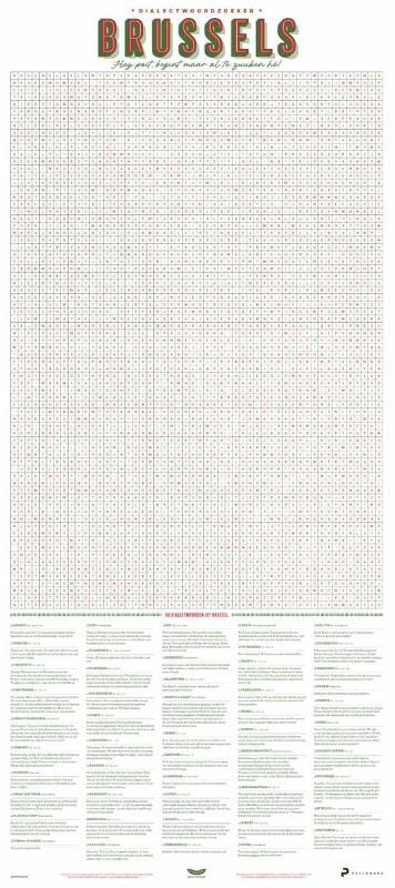 Dialectposter: BRUSSELS