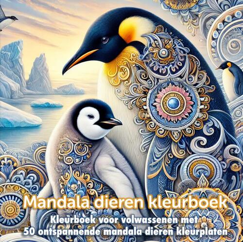 Mandala dieren kleurboek (hardcover)