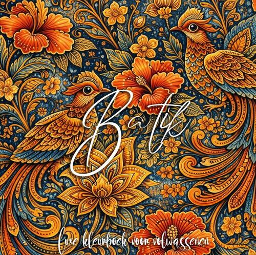 Luxe batik kleurboek voor volwassenen (hardcover)