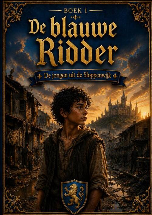 Boek 1, De blauwe Ridder - De jongen uit de Sloppenwijk.