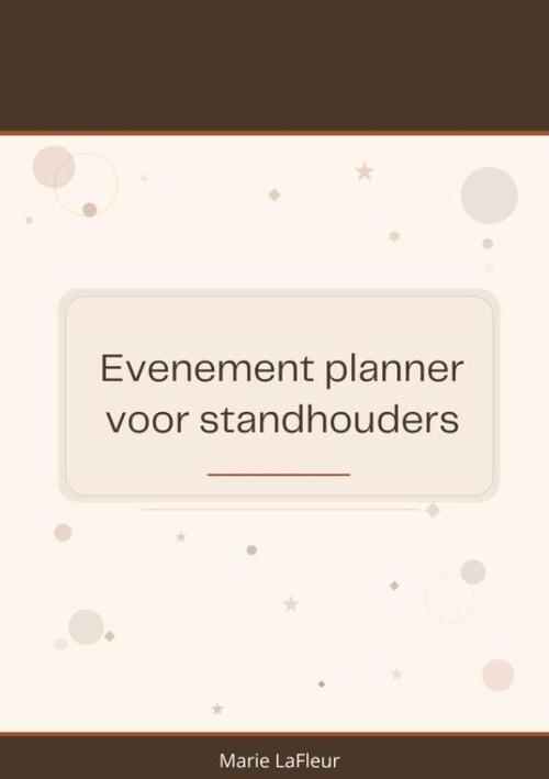 Evenementplanner voor standhouders