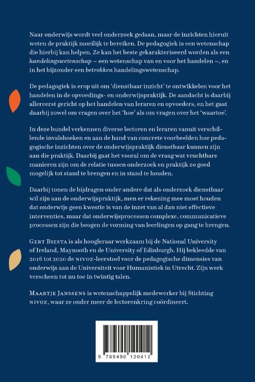 Pedagogiek als betrokken handelingswetenschap