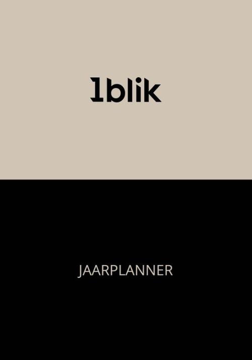 1blik Jaarplanner