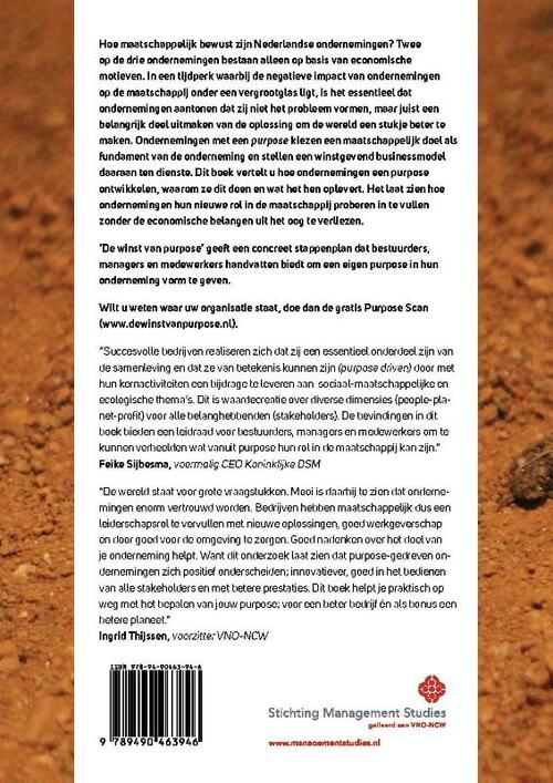 De Winst van Purpose