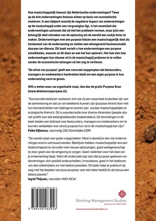 De Winst van Purpose