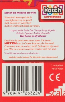 Match Kaartspel Match Wereldtopo
