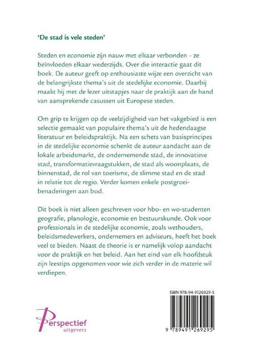 Handboek stedelijke economie
