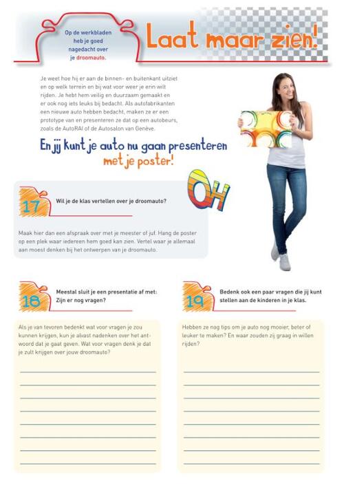 Opdrachtposter Mijn droomauto