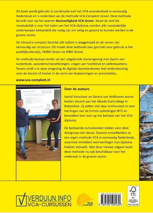 VCA- Groen in eenvoudig Nederlands