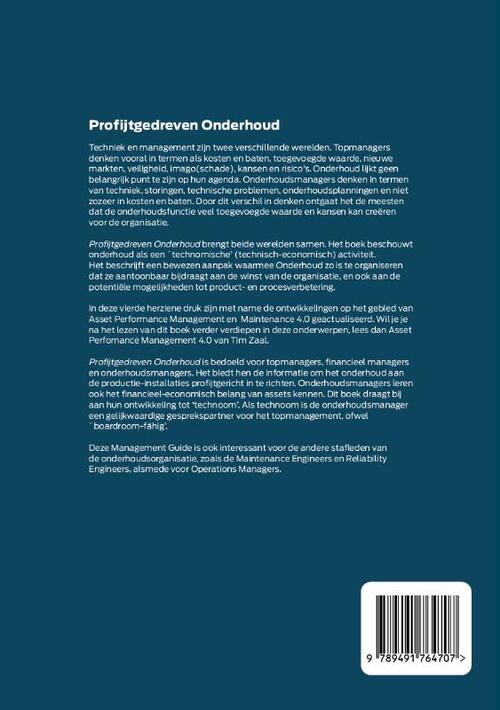 Profijtgedreven onderhoud