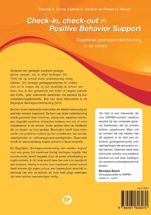 Check-in check-out in positive behavior support