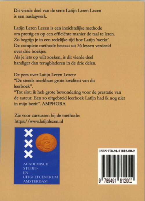 Latijn leren lezen IV vormenboekje