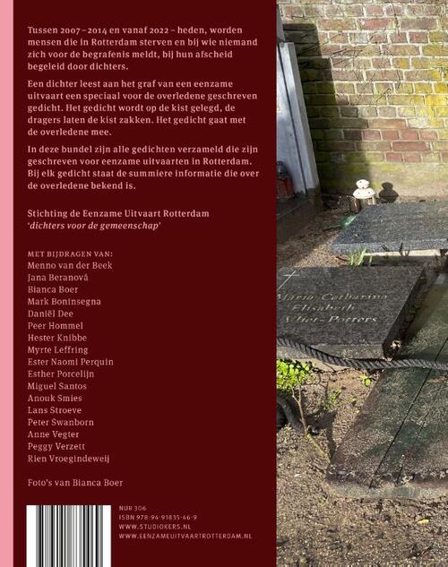 Bij het afscheid van