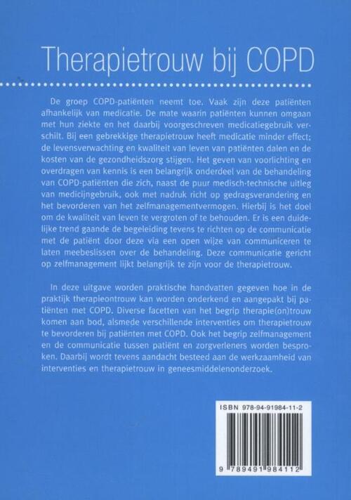 Therapietrouw bij COPD