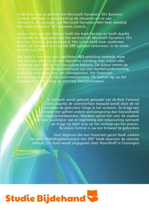 Inleiding ERP met Microsoft Dynamics 365 Business Central