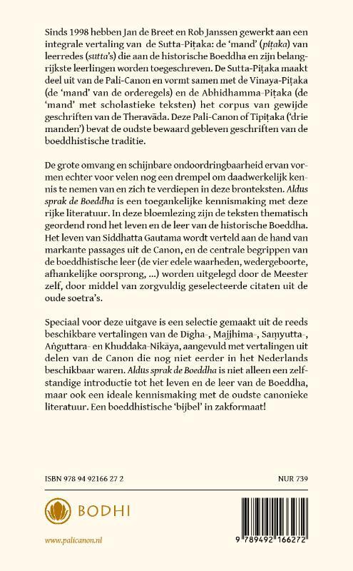 Aldus sprak de Boeddha