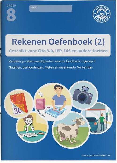 Rekenen Oefenboek, Junior Einstein | Boek | 9789492265661 | Bruna