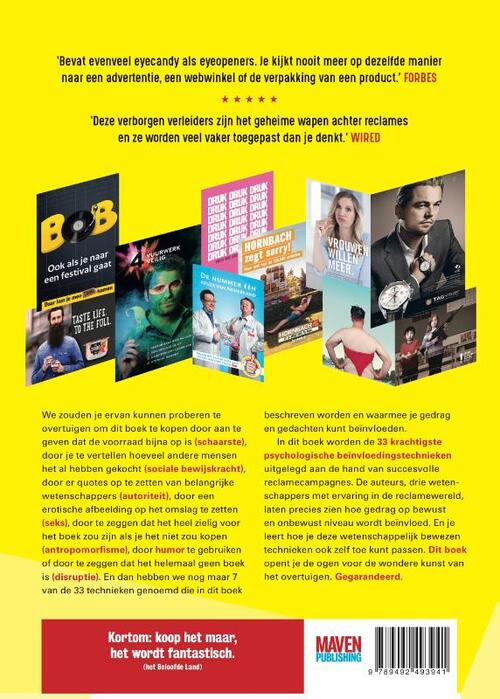 De 33 beste psychologische beïnvloedingstechnieken uit de reclame