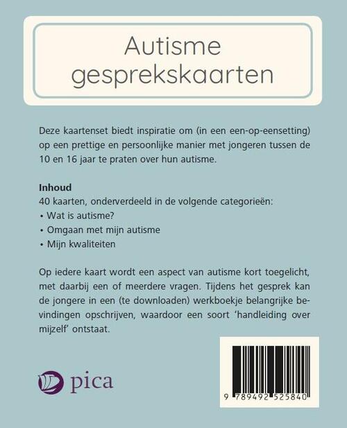 Autisme Gesprekskaarten