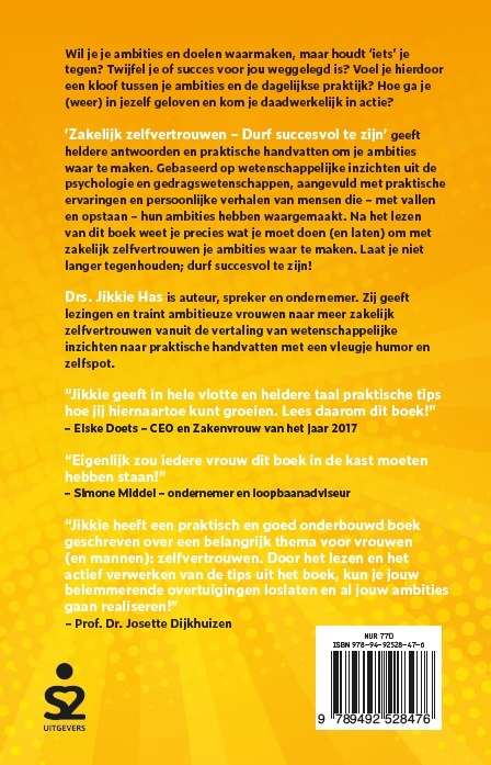 Zakelijk zelfvertrouwen