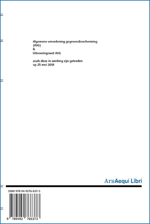 AVG & uitvoeringswet AVG 2018