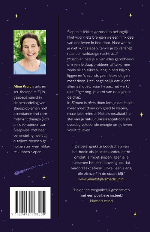 Slapen is niets doen