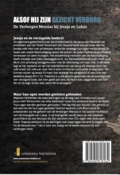 Alsof hij zijn gezicht verborg