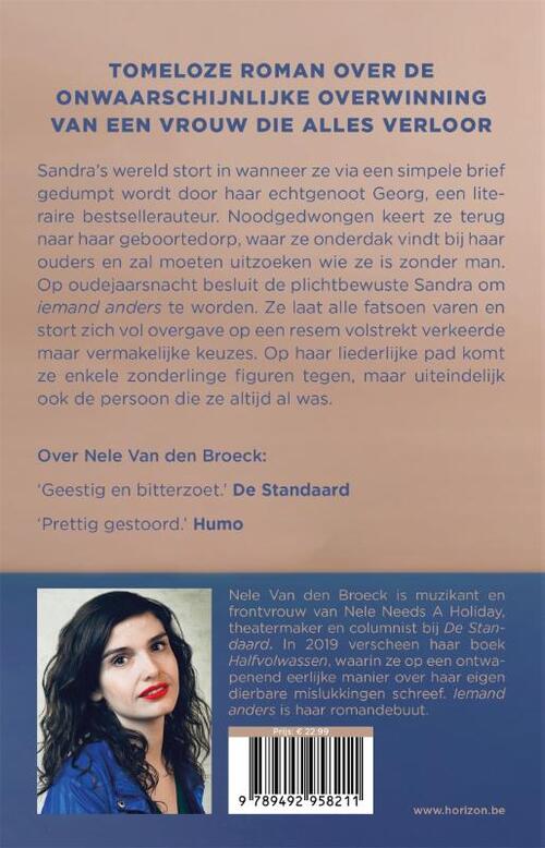 Iemand anders, Nele van den Broeck Boek 9789492958211 Bruna