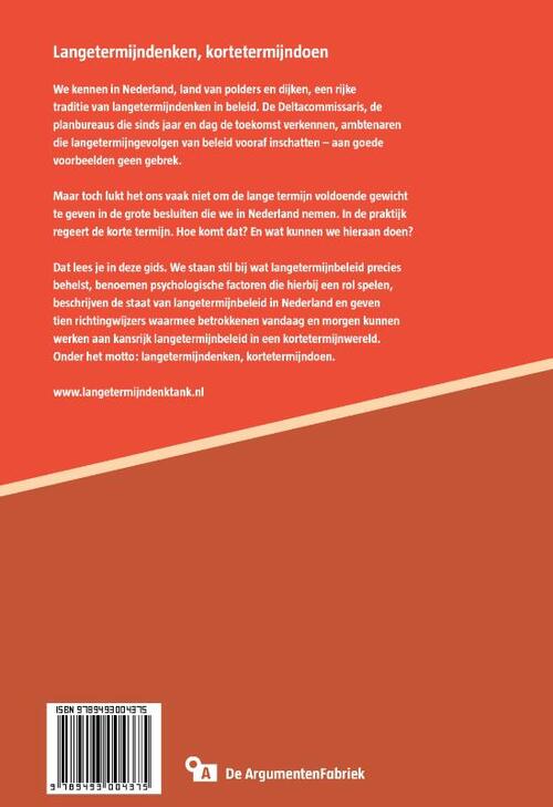 Langetermijndenken in beleid