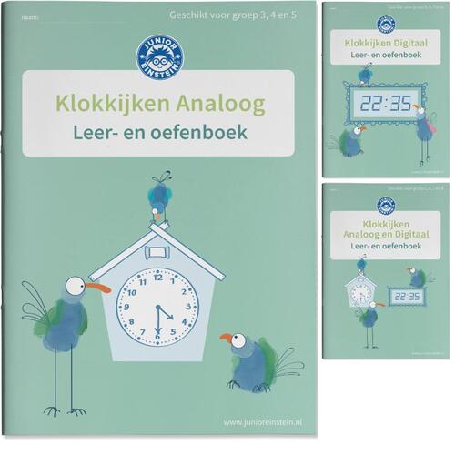 Klokkijken Oefenboeken Analoog en Digitaal
