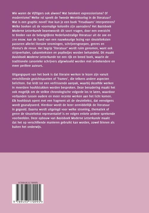 Basisboek moderne letterkunde