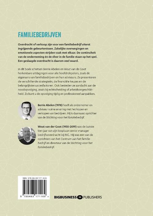 Opvolging en overdracht bij familiebedrijven