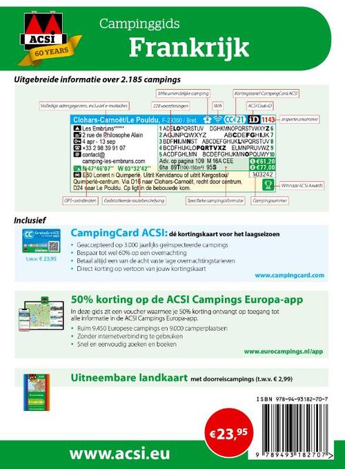 ACSI Campinggids Frankrijk 2025