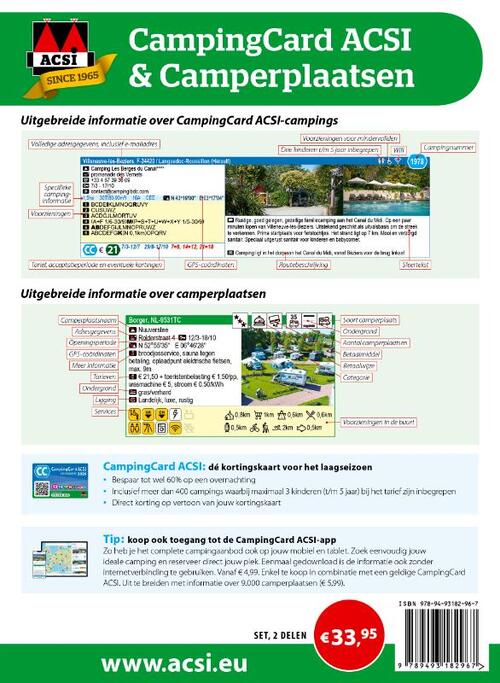 CampingCard ACSI & Camperplaatsen 2026