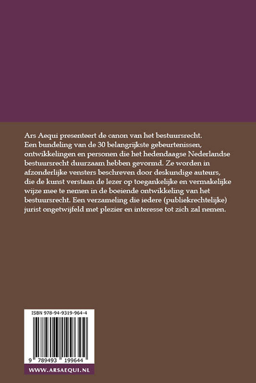 Canon van het bestuursrecht