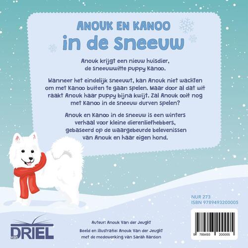 Anouk en Kanoo in de sneeuw