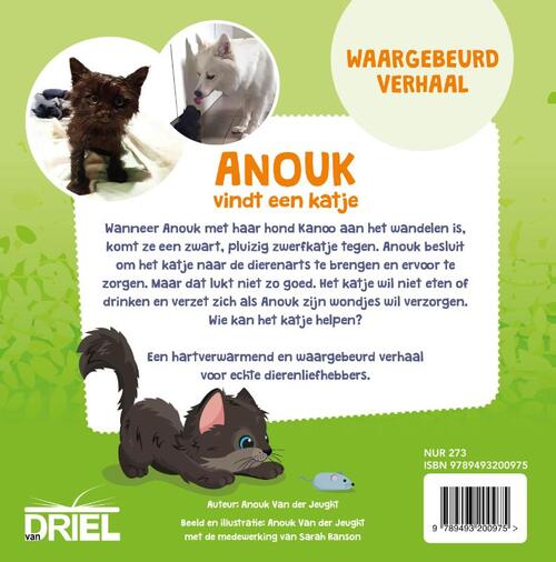 Anouk vindt een katje