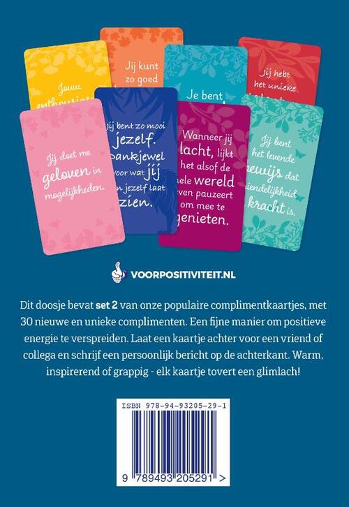 Complimentkaartjes set 2 Voor Positiviteit
