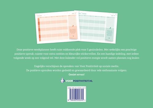 Familieplanner positieve spreuken 2026