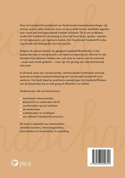 Effectief handschriftonderwijs op de basisschool