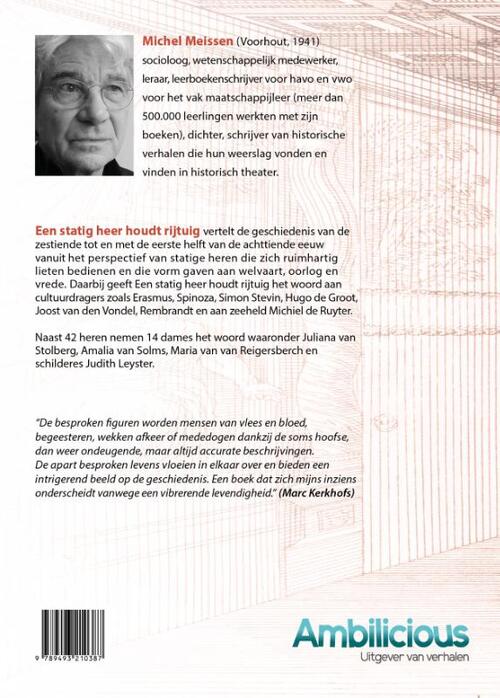 Een statig heer houdt rijtuig