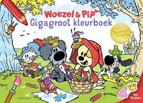 Gigagroot kleurboek Sprookjes