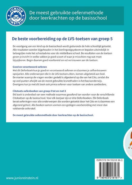 Citotoets Oefenboeken deel 1, 2 en 3 groep 5